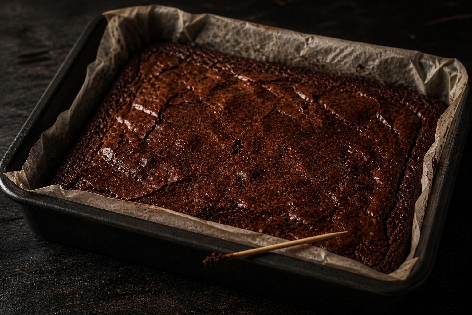 Glutenfri brownies, trin 5: bag