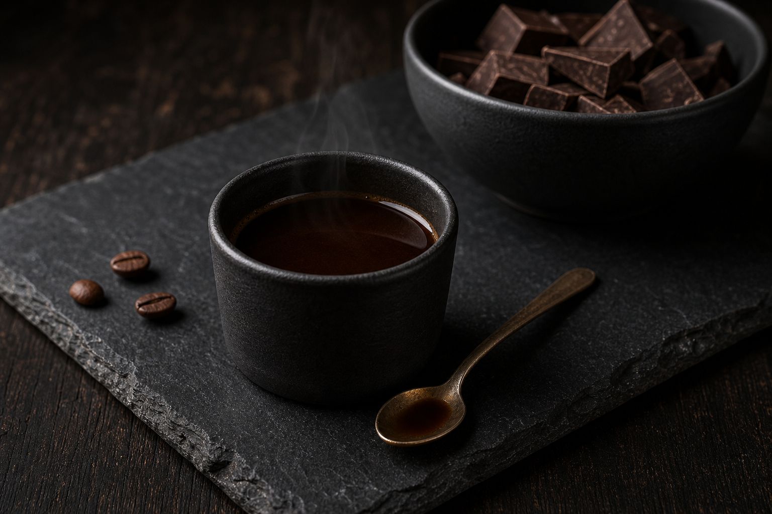 Mokka-brownies, trin 2: bloom espressoen