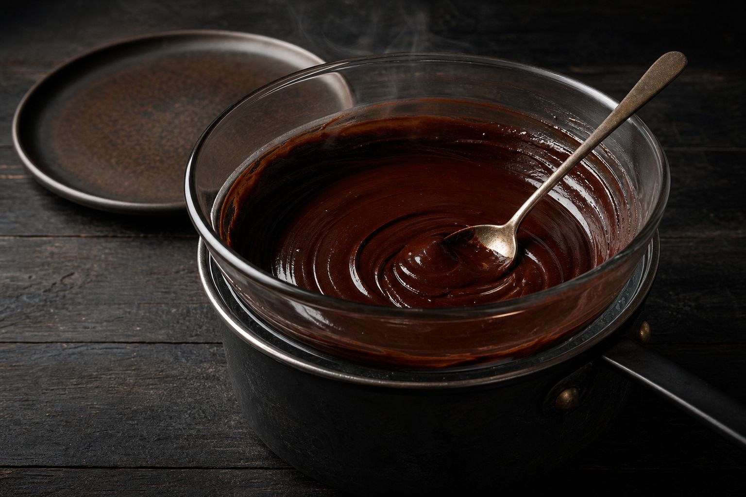 Molten brownies, trin 3: smelt til dejen